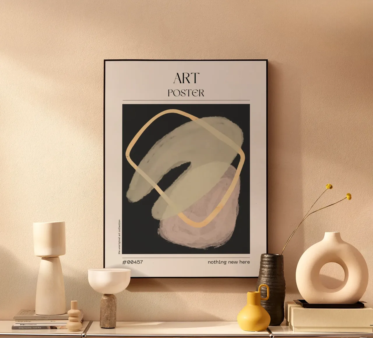 Abstract Form Poster – No. 00457 plexiglass da Hightown Design