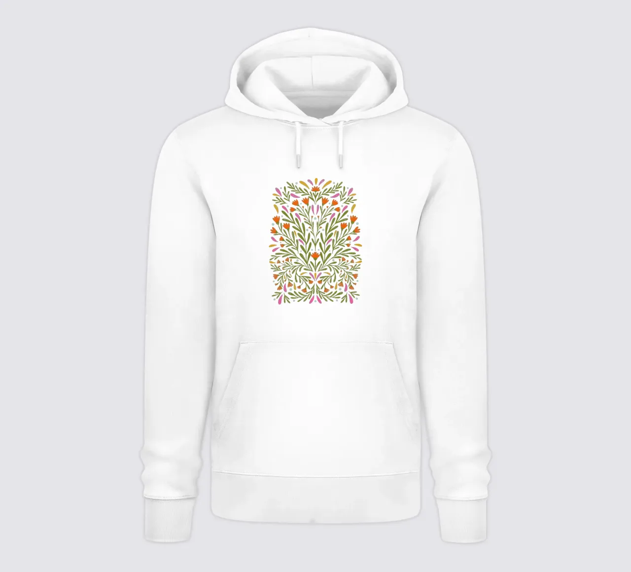 Fiori di primavera felpa con cappuccio da Wackapacka
