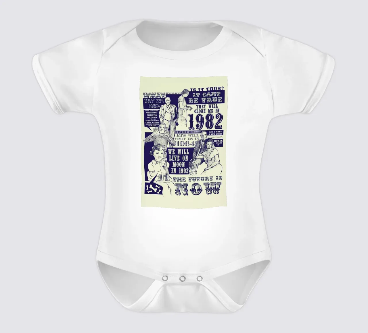 The Future is Now Kurzarm Babybody von Tobe Fonseca
