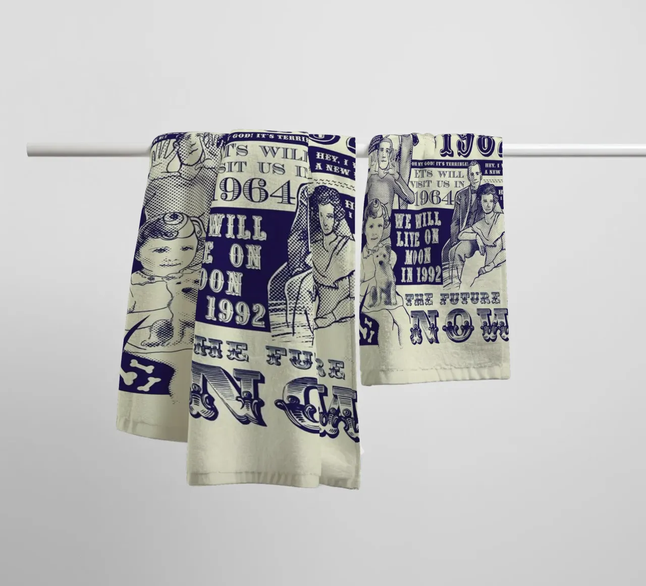 The Future is Now asciugamano da bagno da Tobe Fonseca
