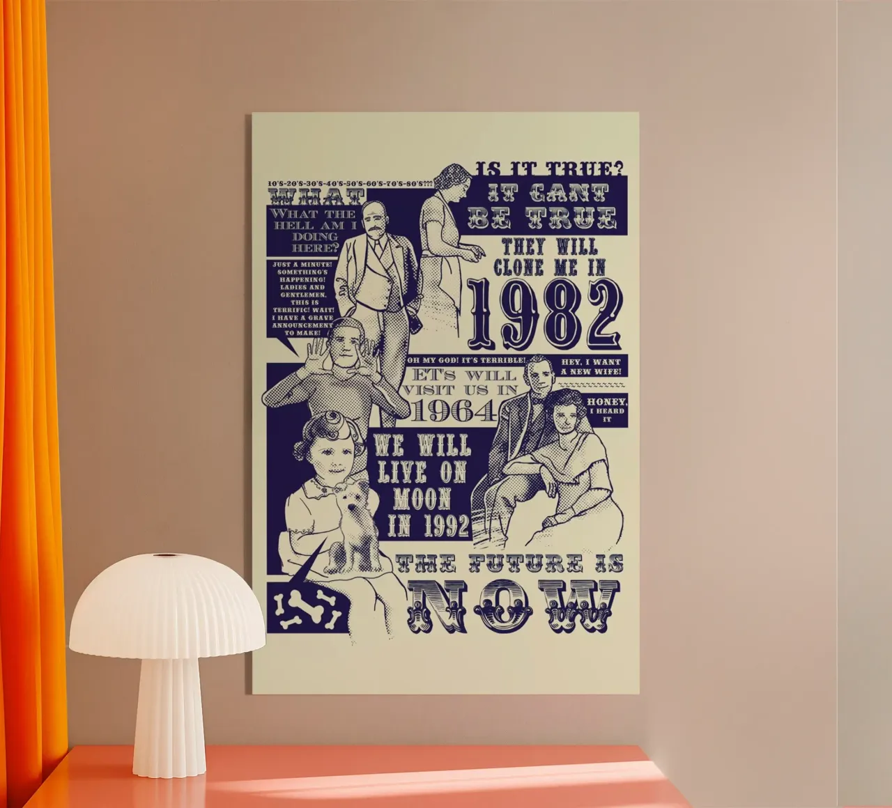 The Future is Now acrylic glass by Tobe Fonseca
