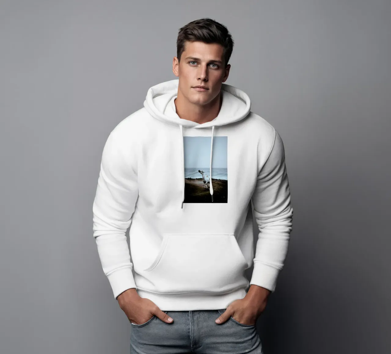 Whinnying by @miniloc felpa con cappuccio da EyeEm Mobile GmbH