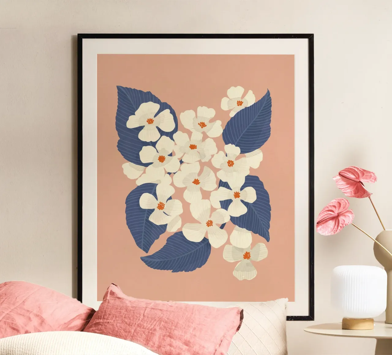 Cornioli bianchi poster da Pictufy Sun & Spirit