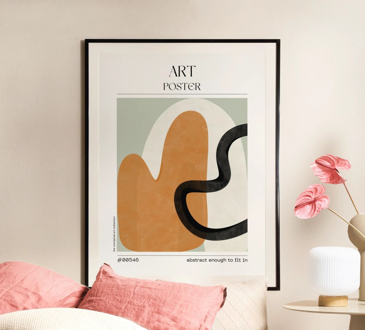 Neutral Shape Study – No. 00546 poster by Hightown Design