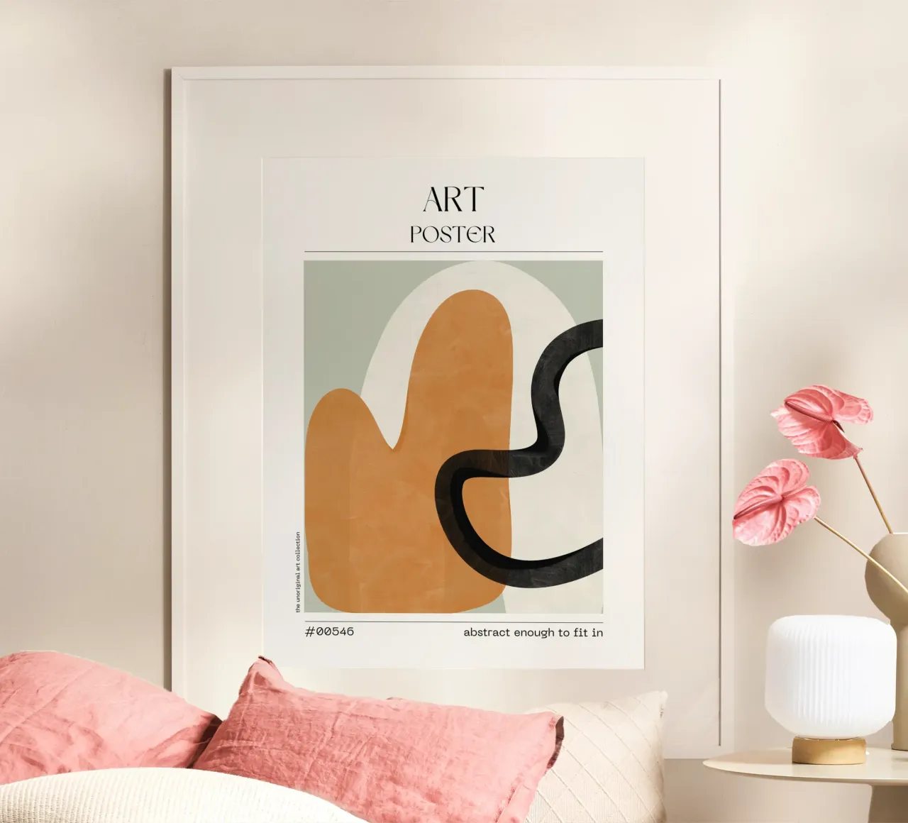 Neutral Shape Study – No. 00546 Poster von Hightown Design