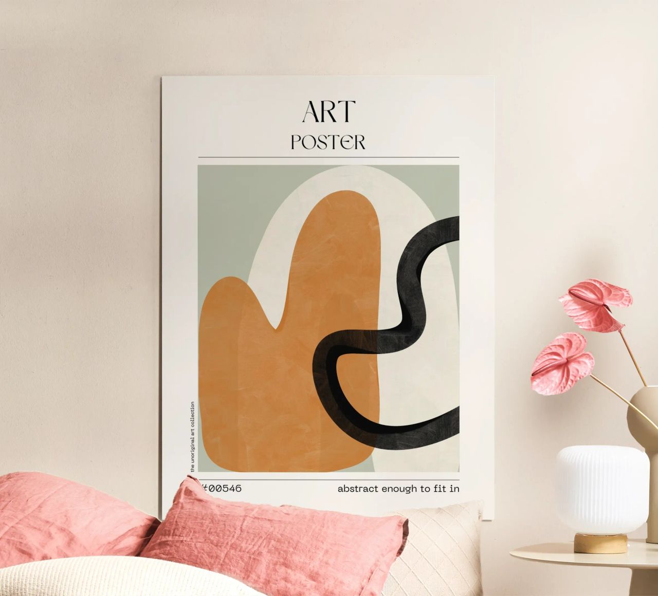 Neutral Shape Study – No. 00546 poster by Hightown Design
