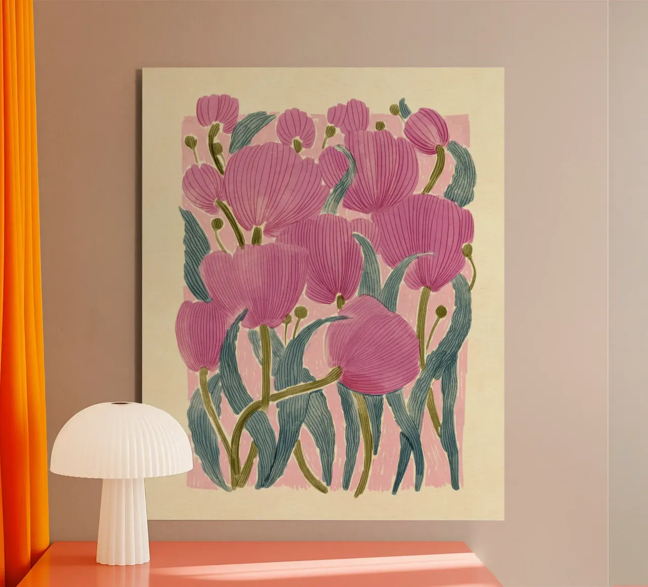 Tulipani alluminio dibond da Pictufy Sun & Spirit