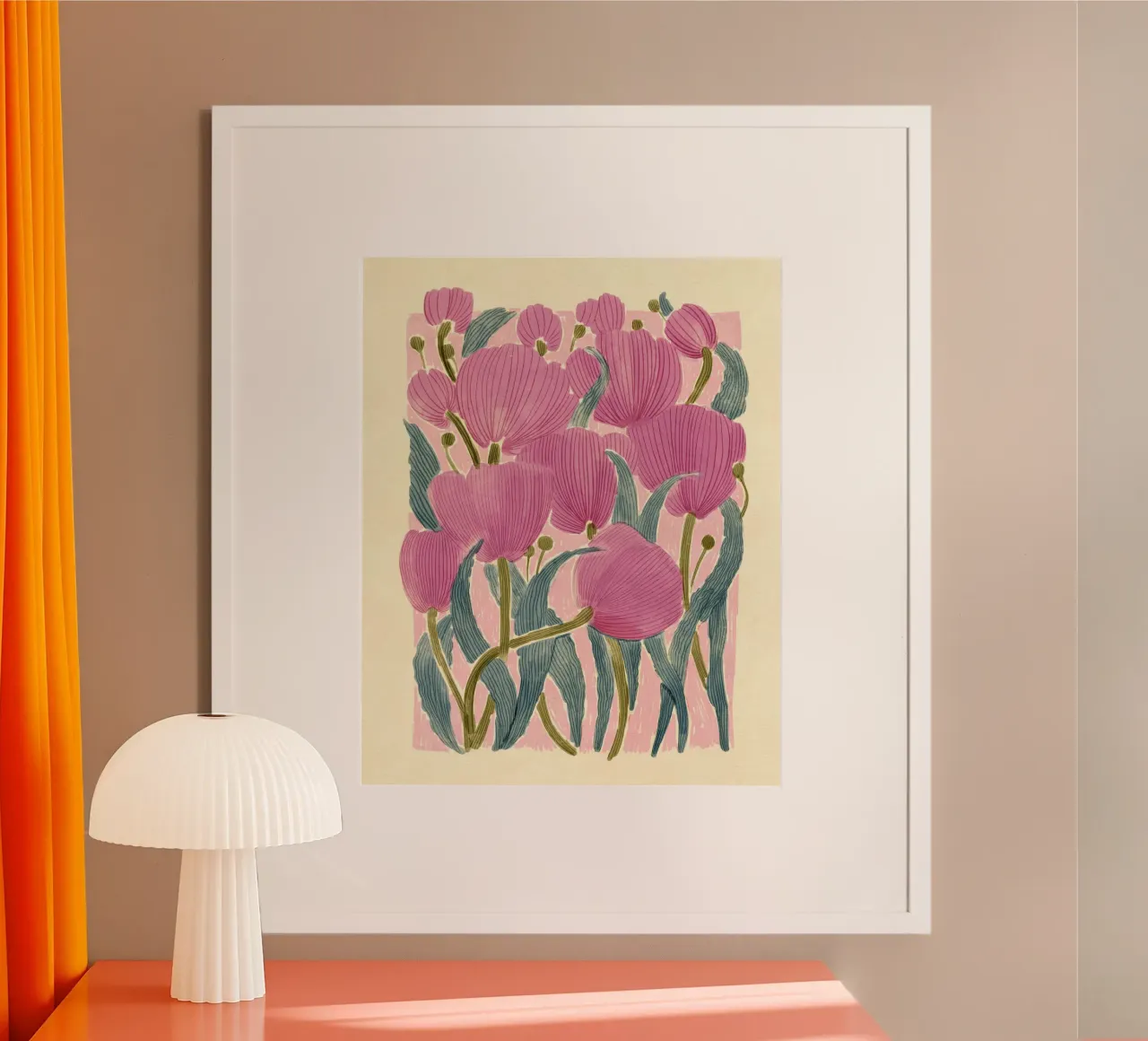 Tulipani carta hahnemühle da Pictufy Sun & Spirit