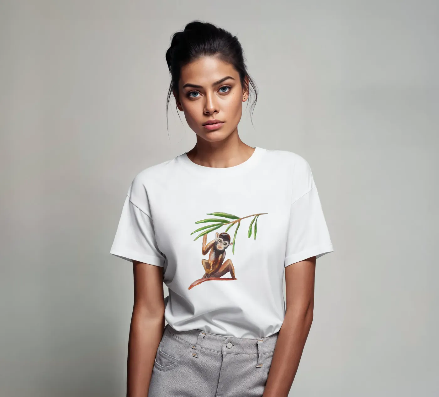 Monkey t-shirt da Femke Zwaan