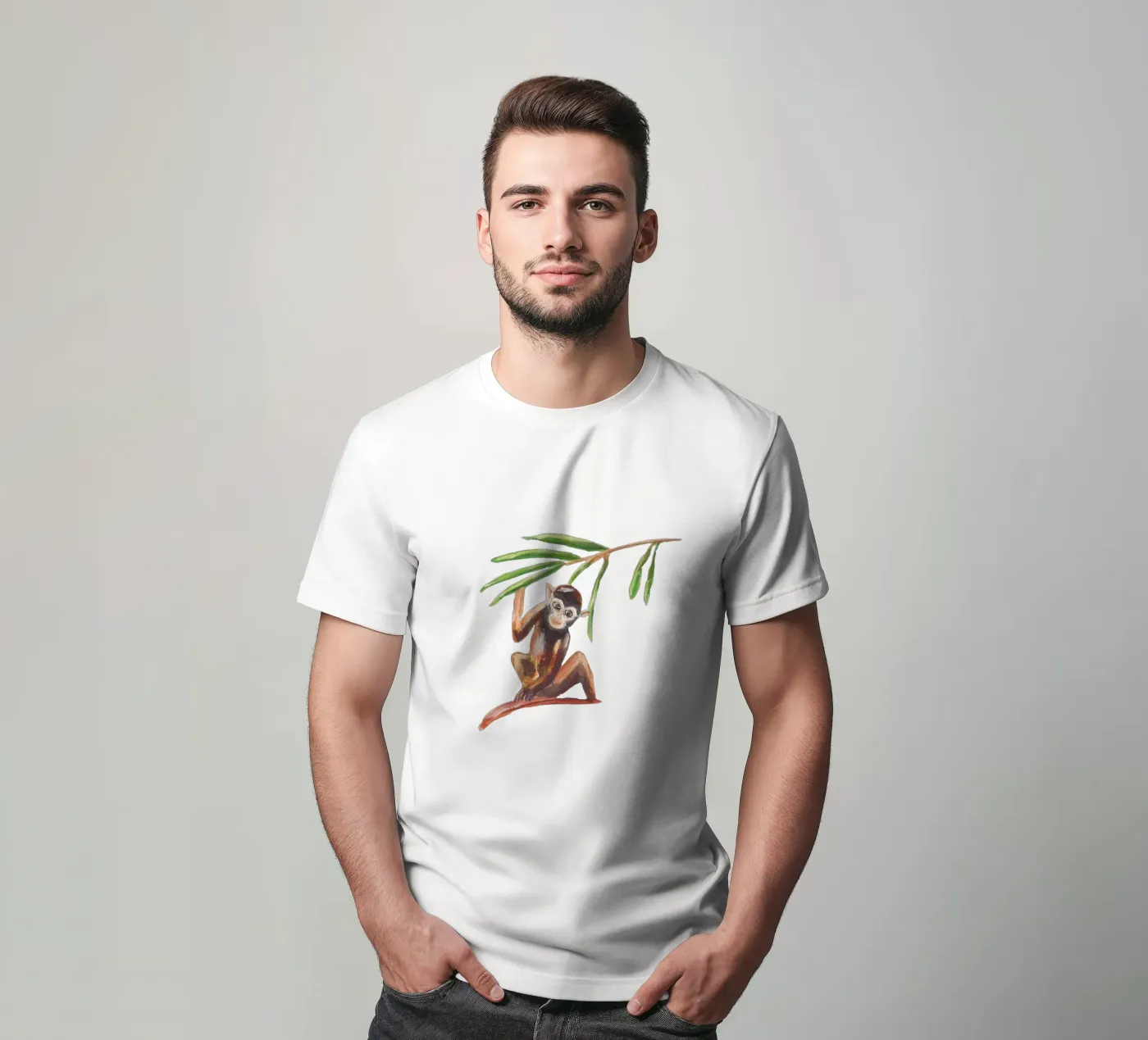 Monkey t-shirt da Femke Zwaan