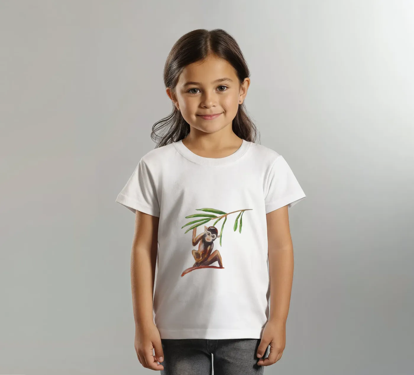 Monkey t-shirt bambini da Femke Zwaan