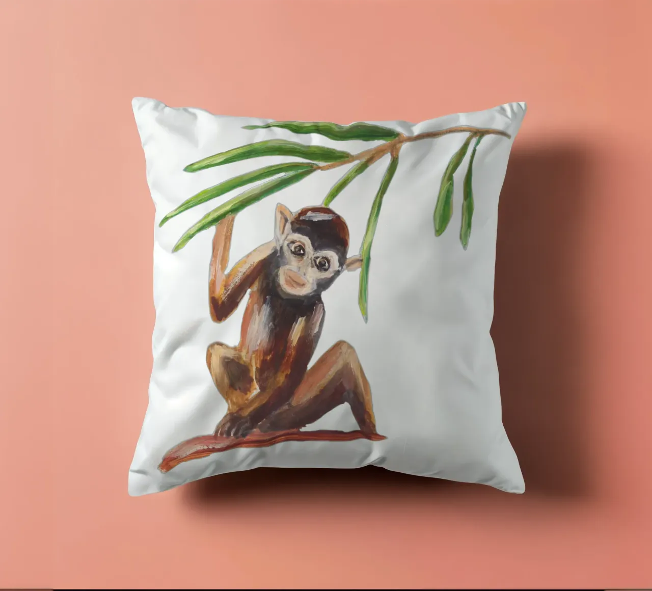 Monkey cuscino da Femke Zwaan