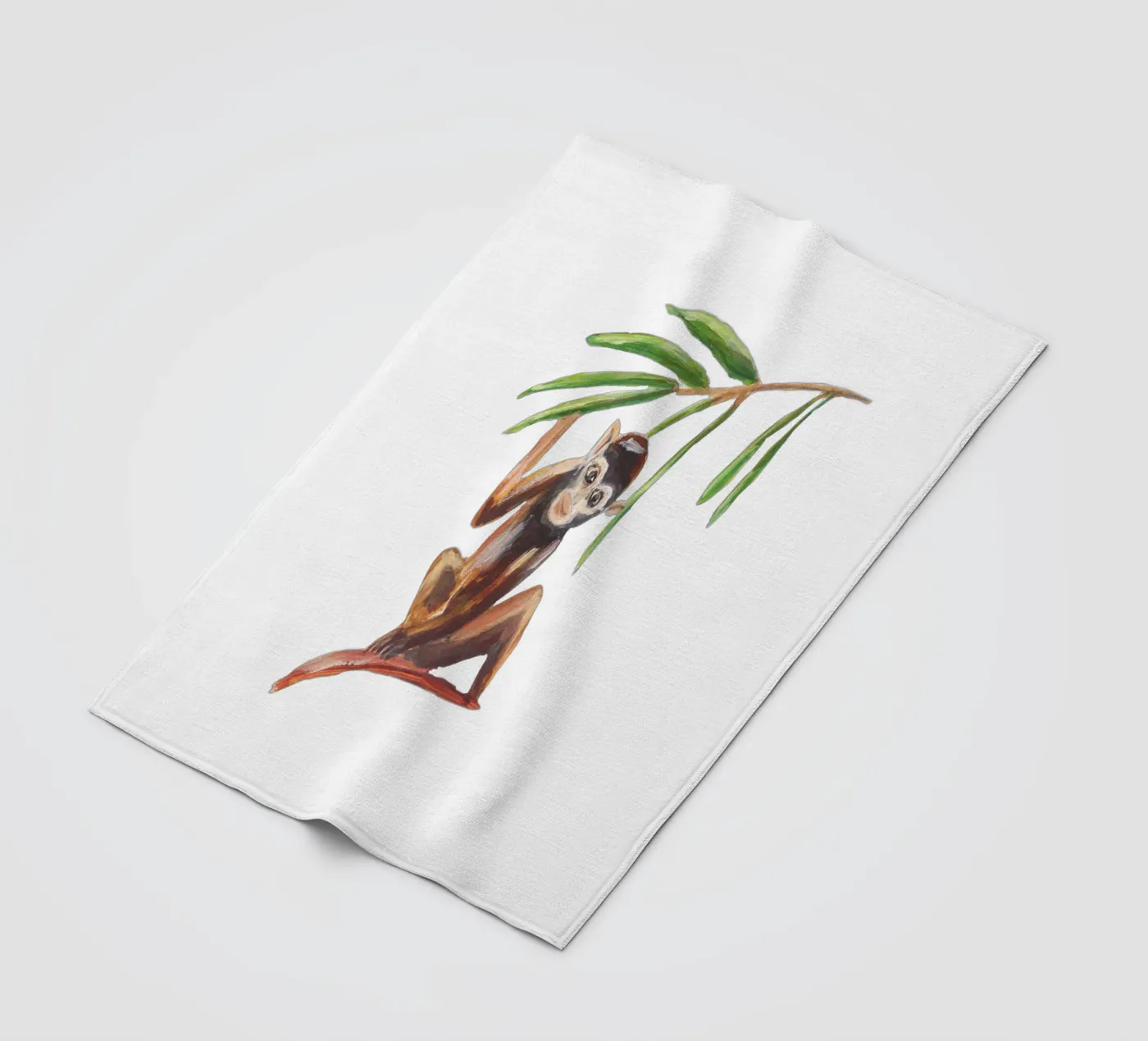 Monkey Fleecedecke von Femke Zwaan