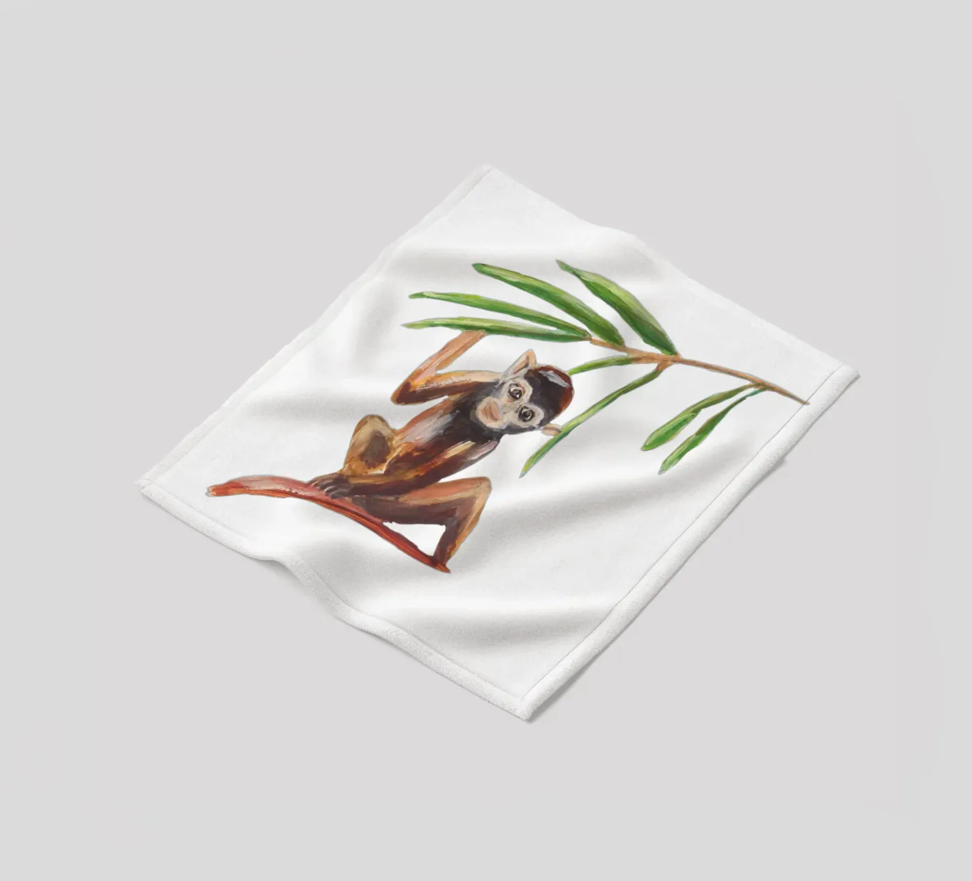 Monkey Fleecedecke von Femke Zwaan