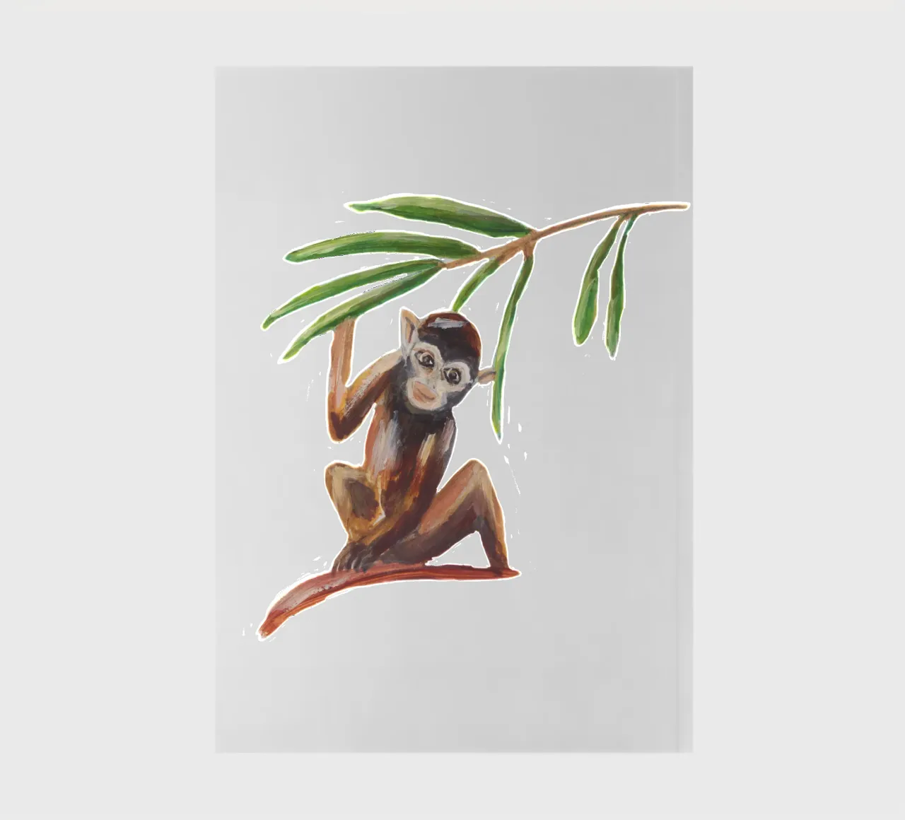 Monkey notebook by Femke Zwaan