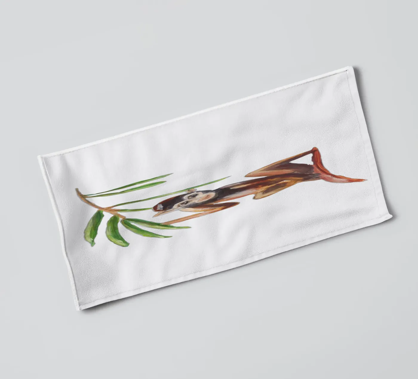 Monkey badhanddoek van Femke Zwaan