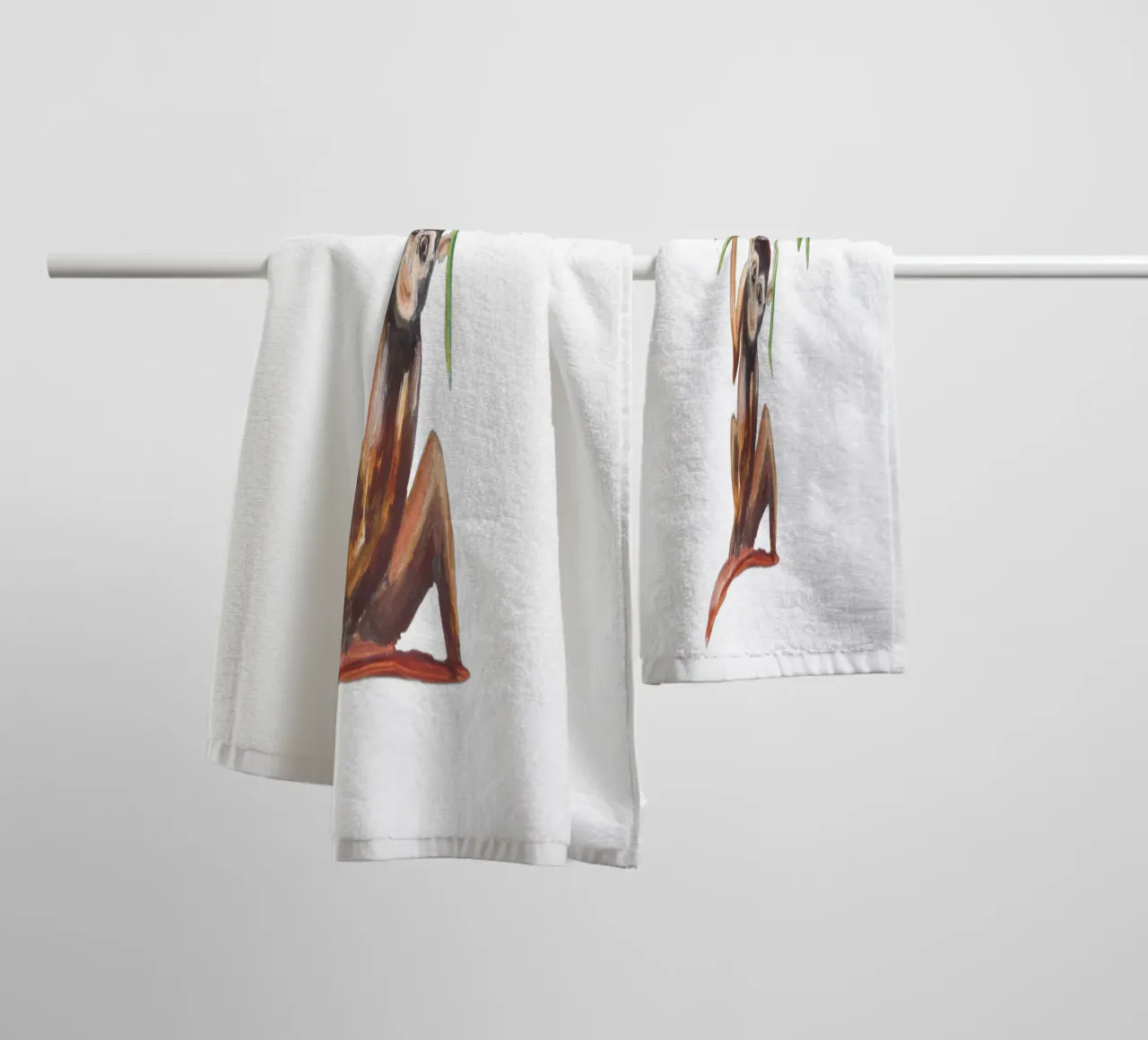 Monkey asciugamano da bagno da Femke Zwaan