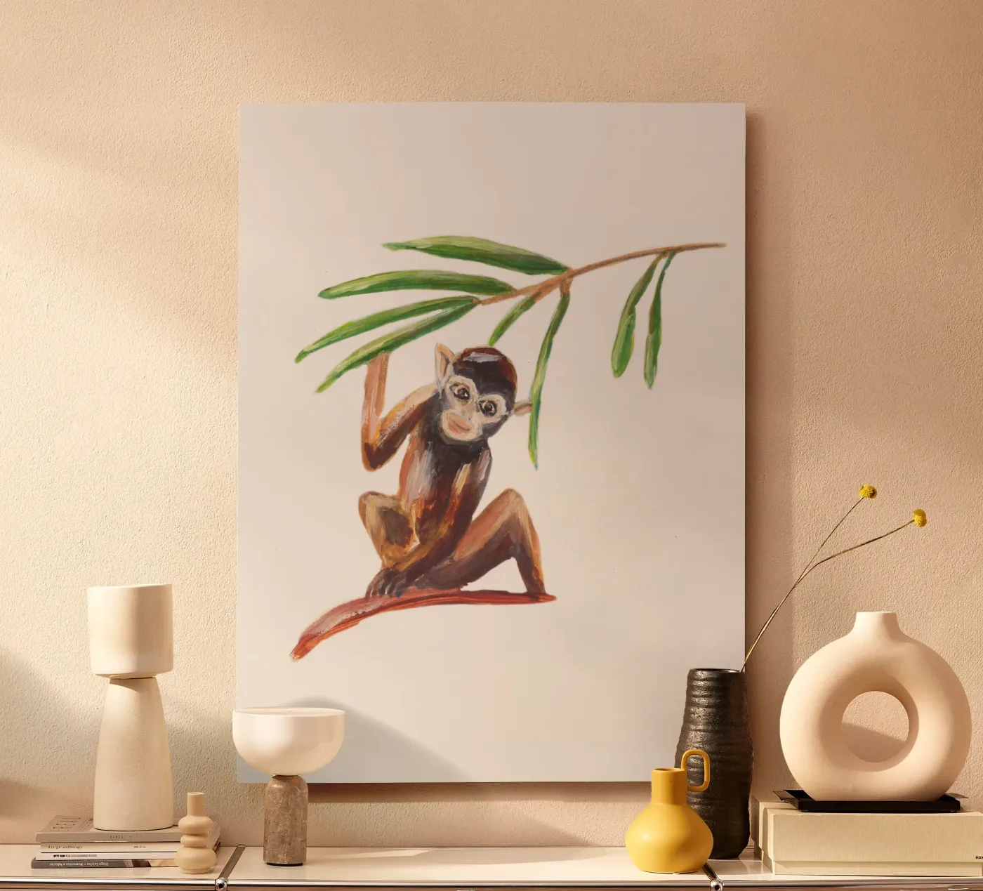 Monkey alluminio dibond da Femke Zwaan