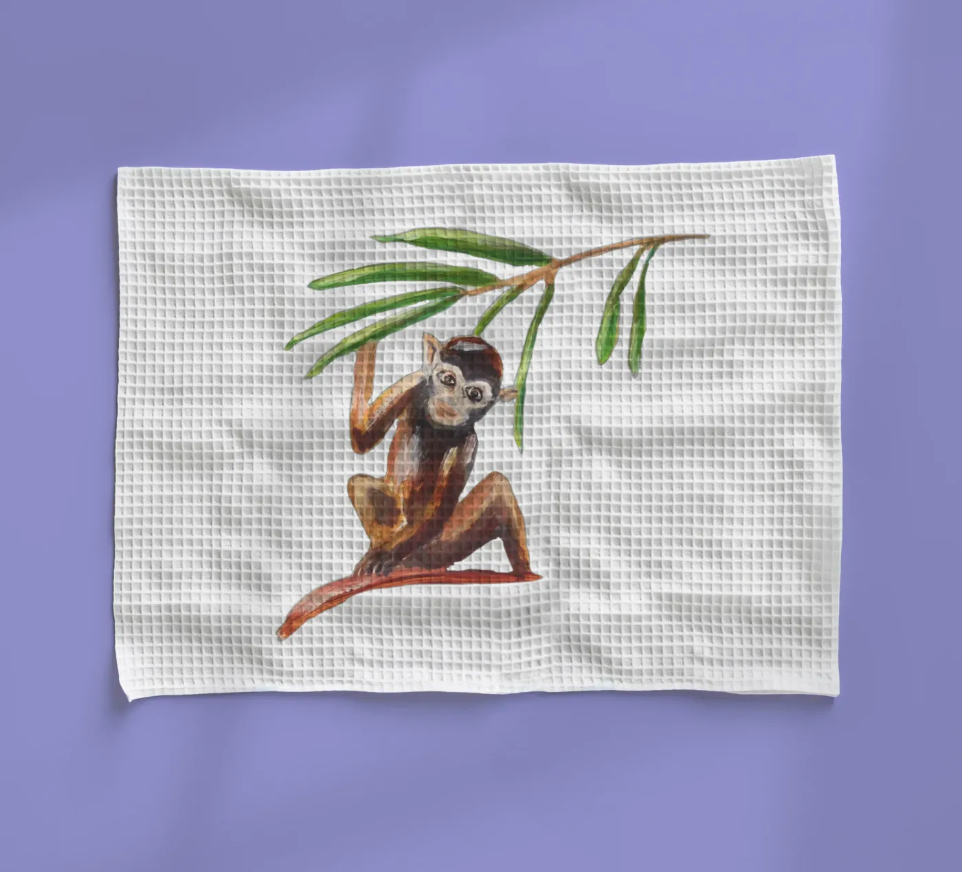 Monkey Geschirrtuch von Femke Zwaan