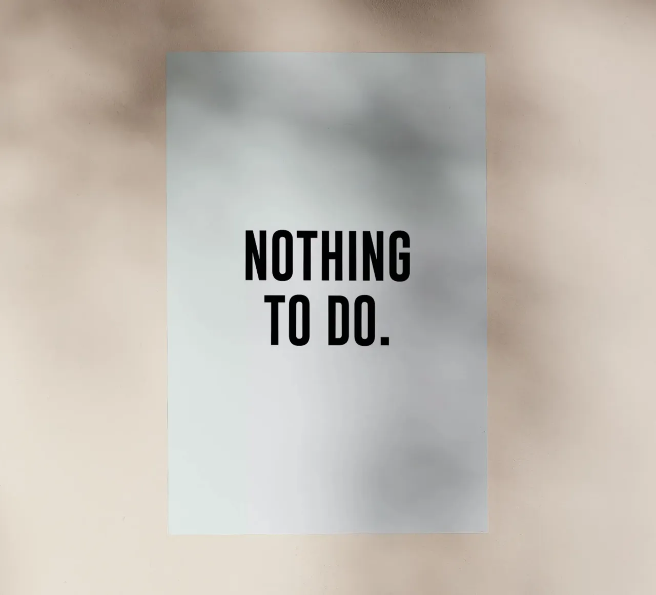 Nothing to Do pellicola backlit da daylight design studio