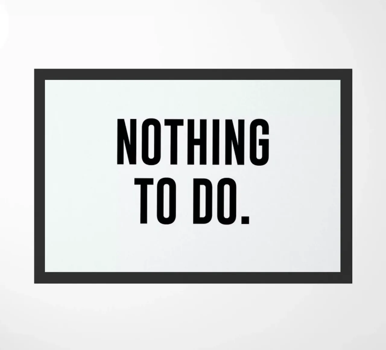 Nothing to Do zerbino da daylight design studio