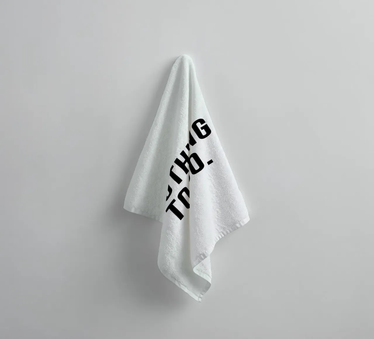 Nothing to Do towel by daylight design studio