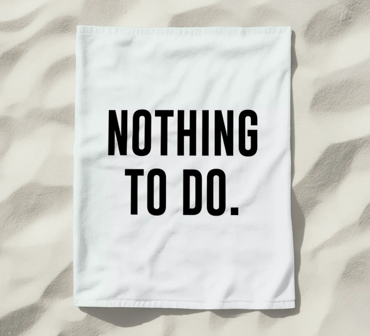 Nothing to Do telo mare da daylight design studio