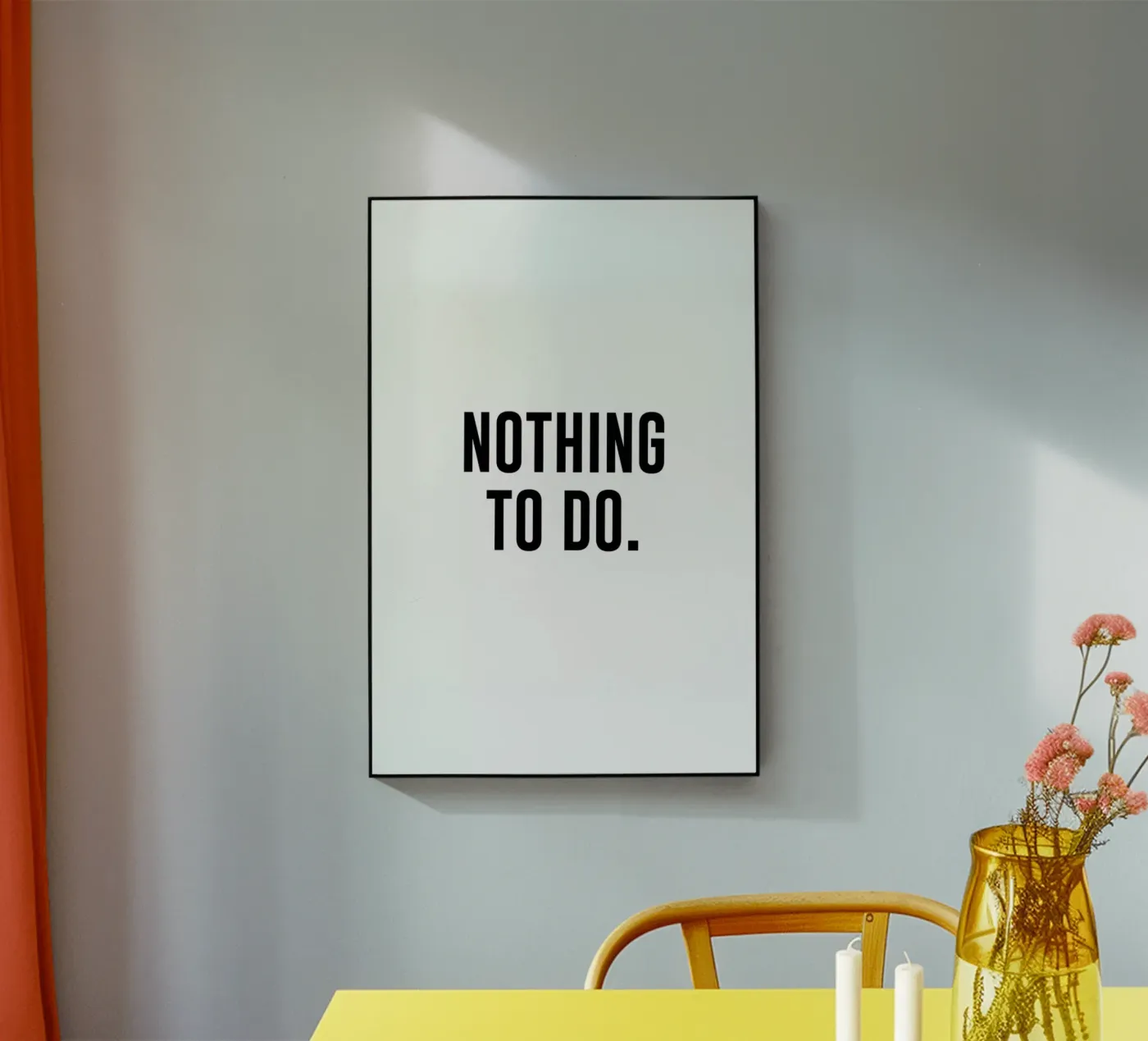 Nothing to Do Acryl-Glas von daylight design studio