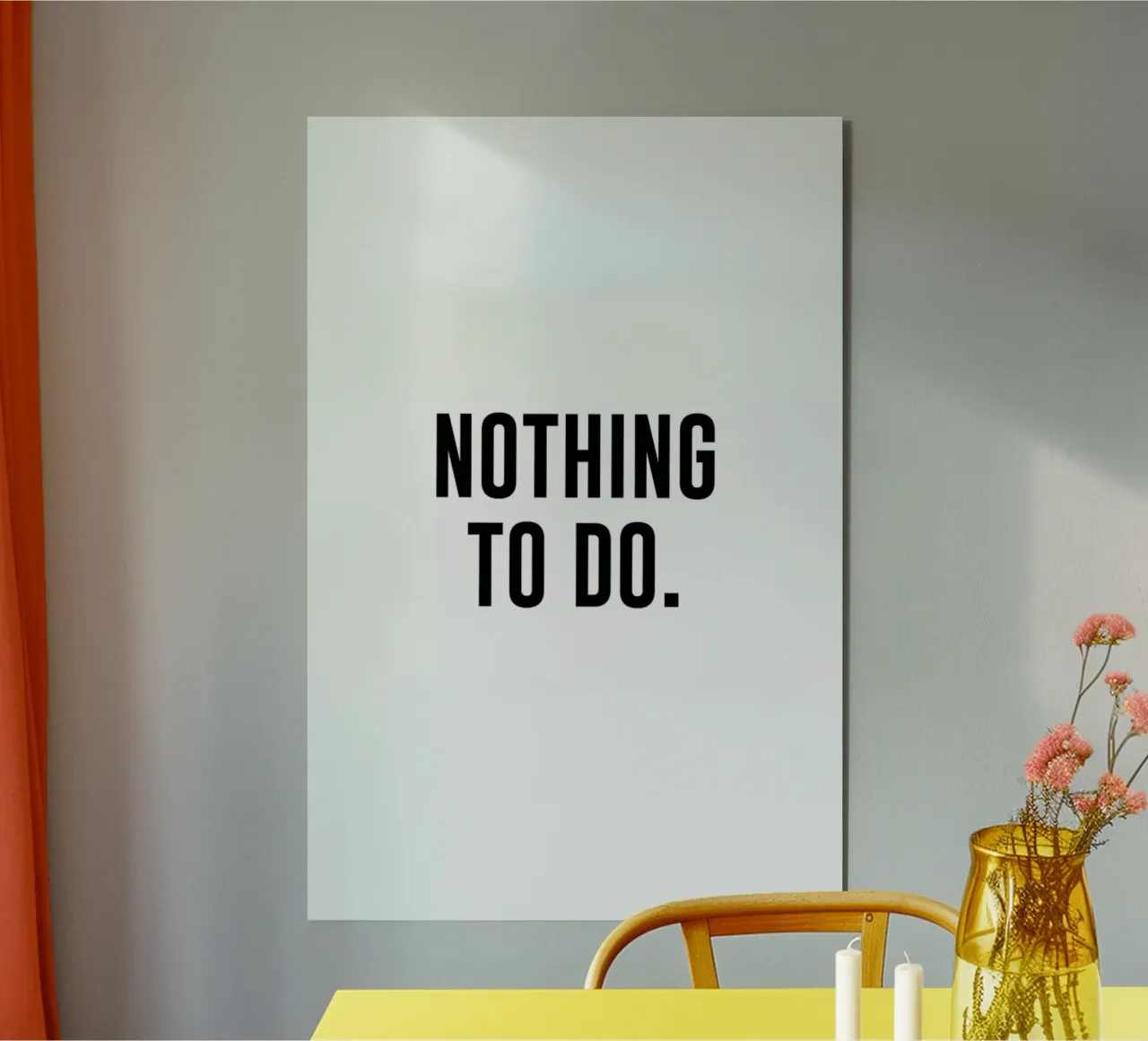 Nothing to Do alluminio dibond da daylight design studio