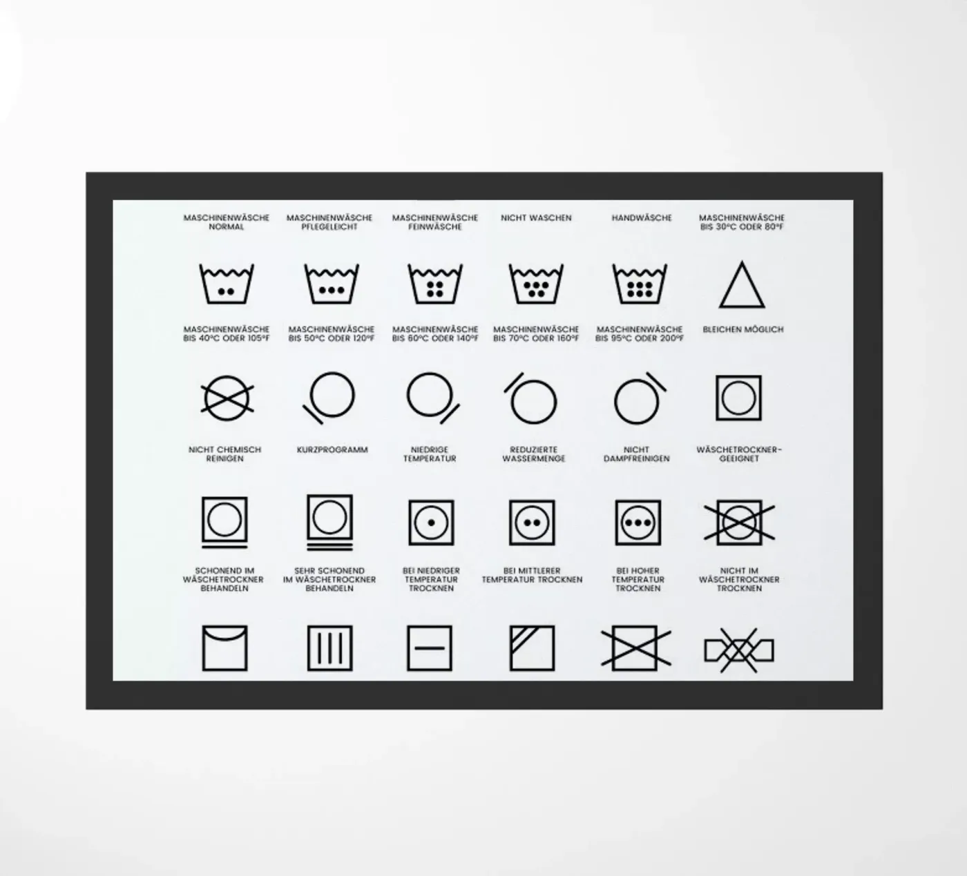 Wäsche doormat by daylight design studio