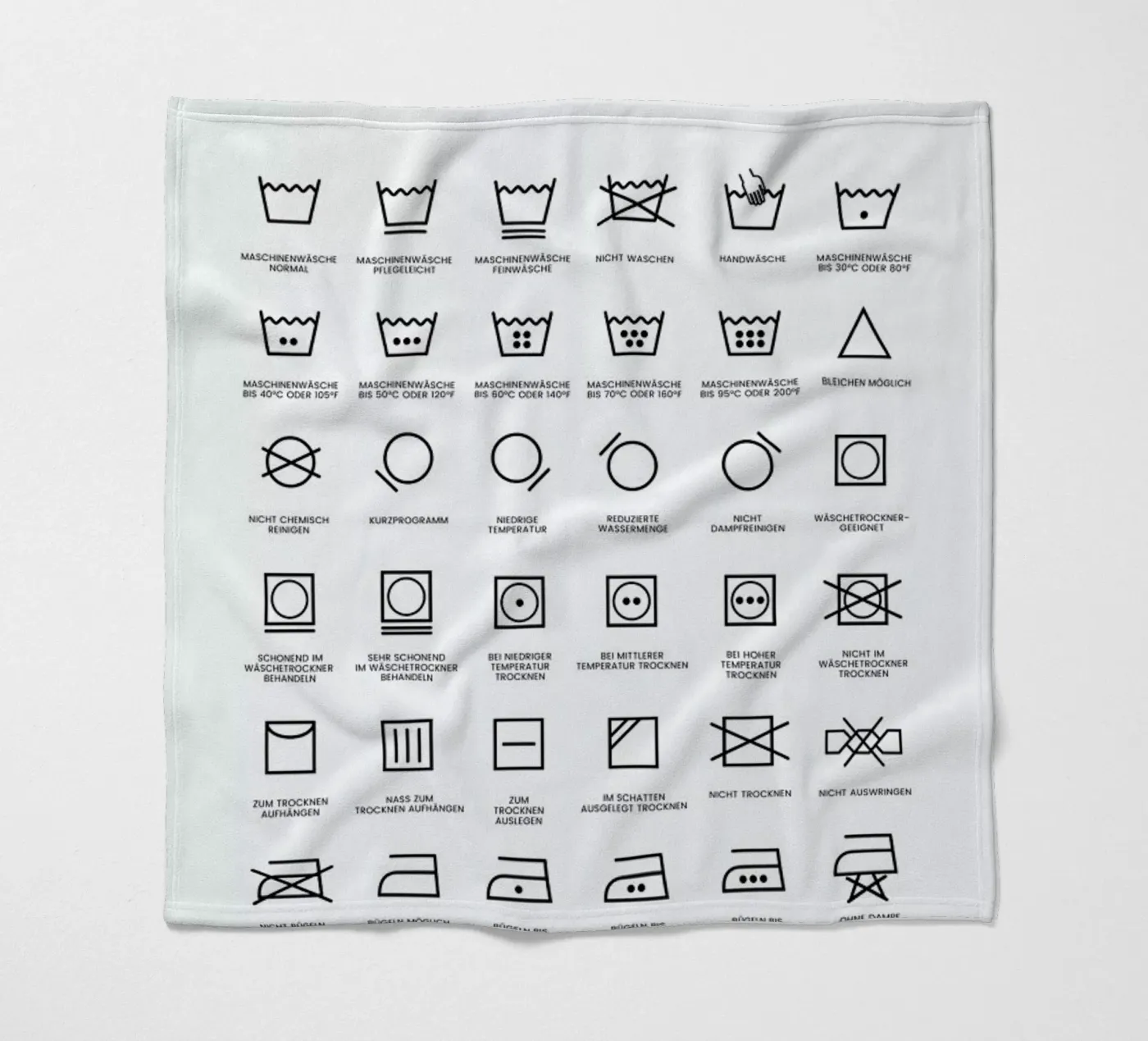 Wäsche Fleecedecke von daylight design studio