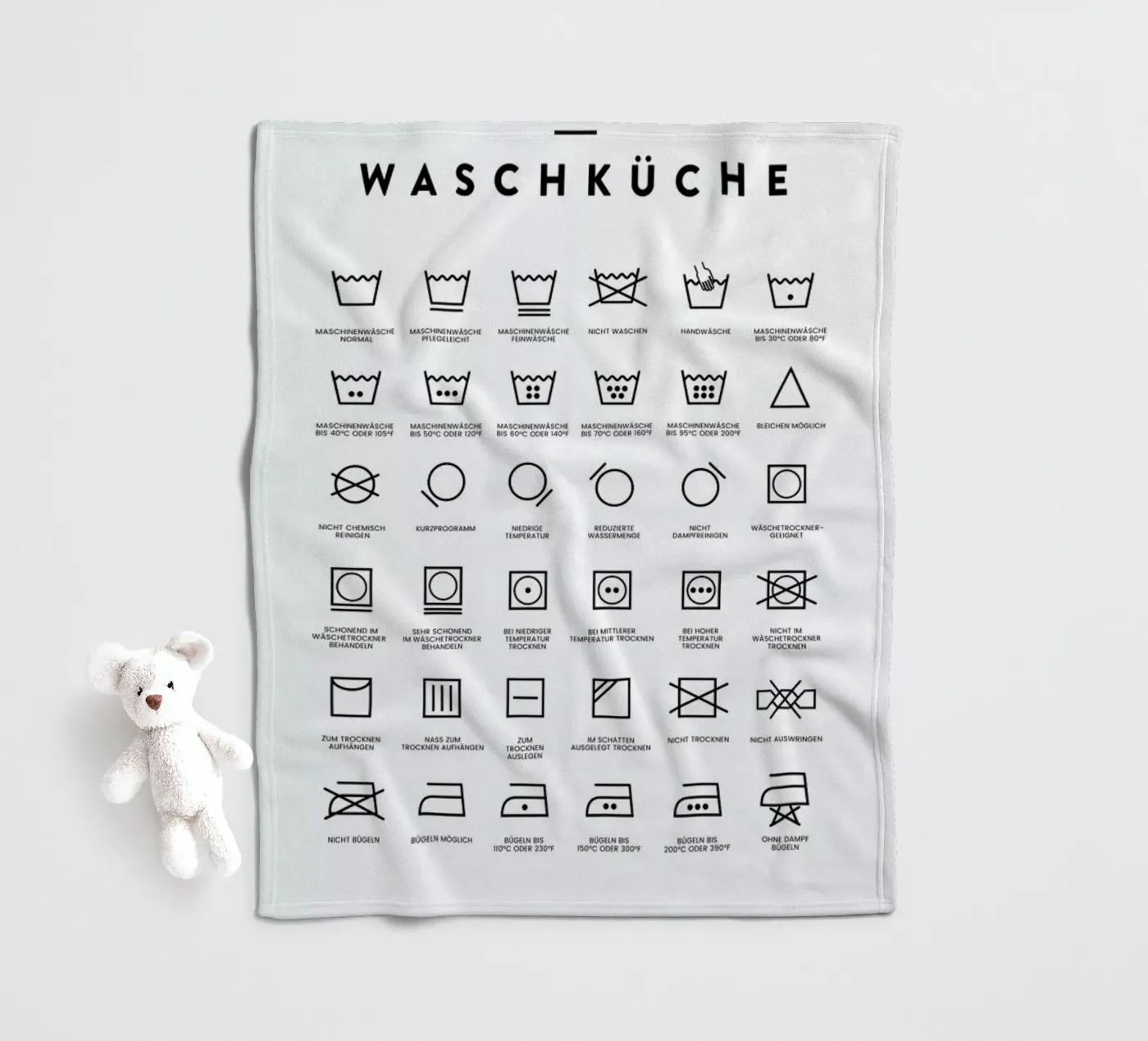 Wäsche Fleecedecke von daylight design studio