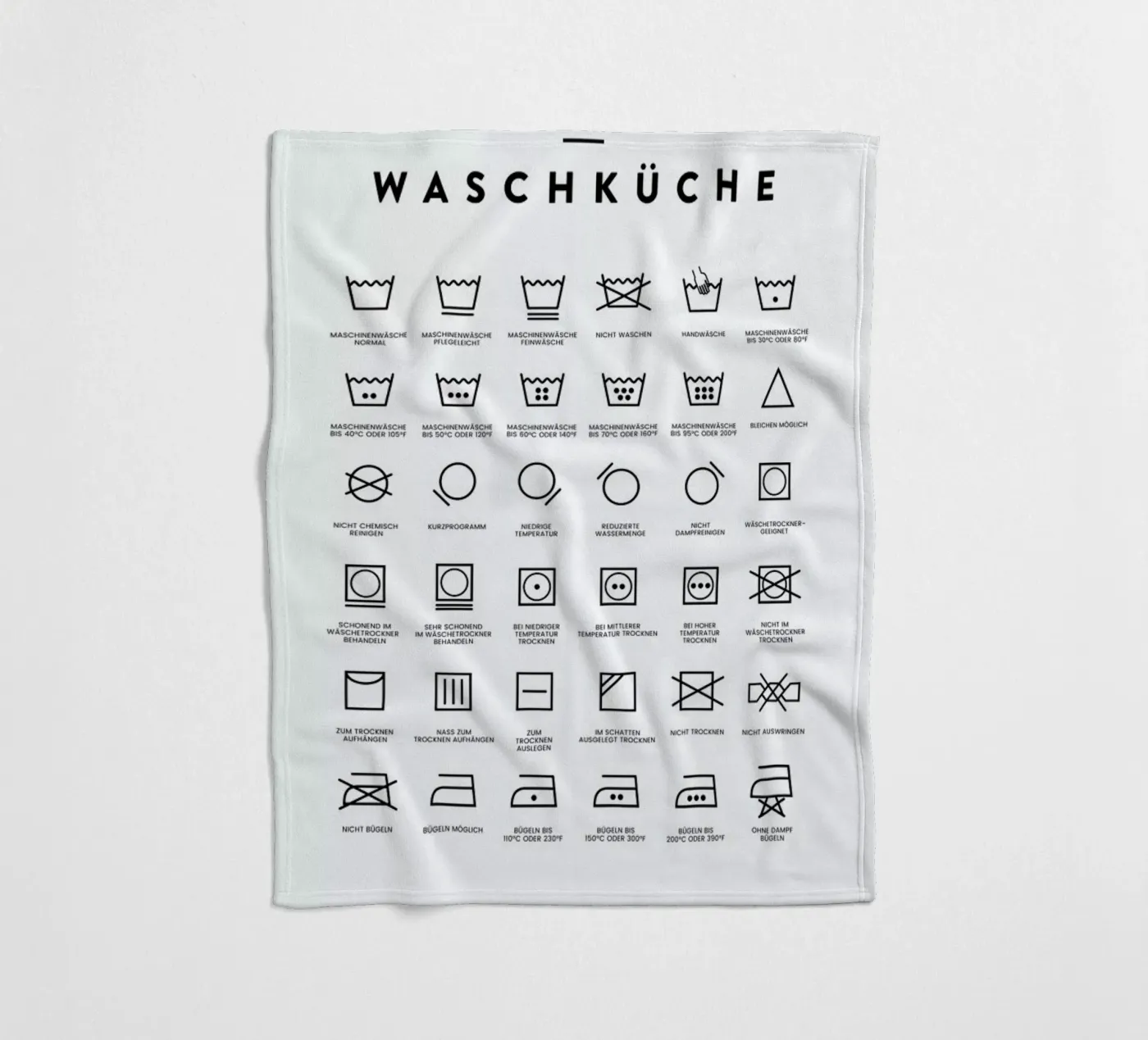 Wäsche Fleecedecke von daylight design studio