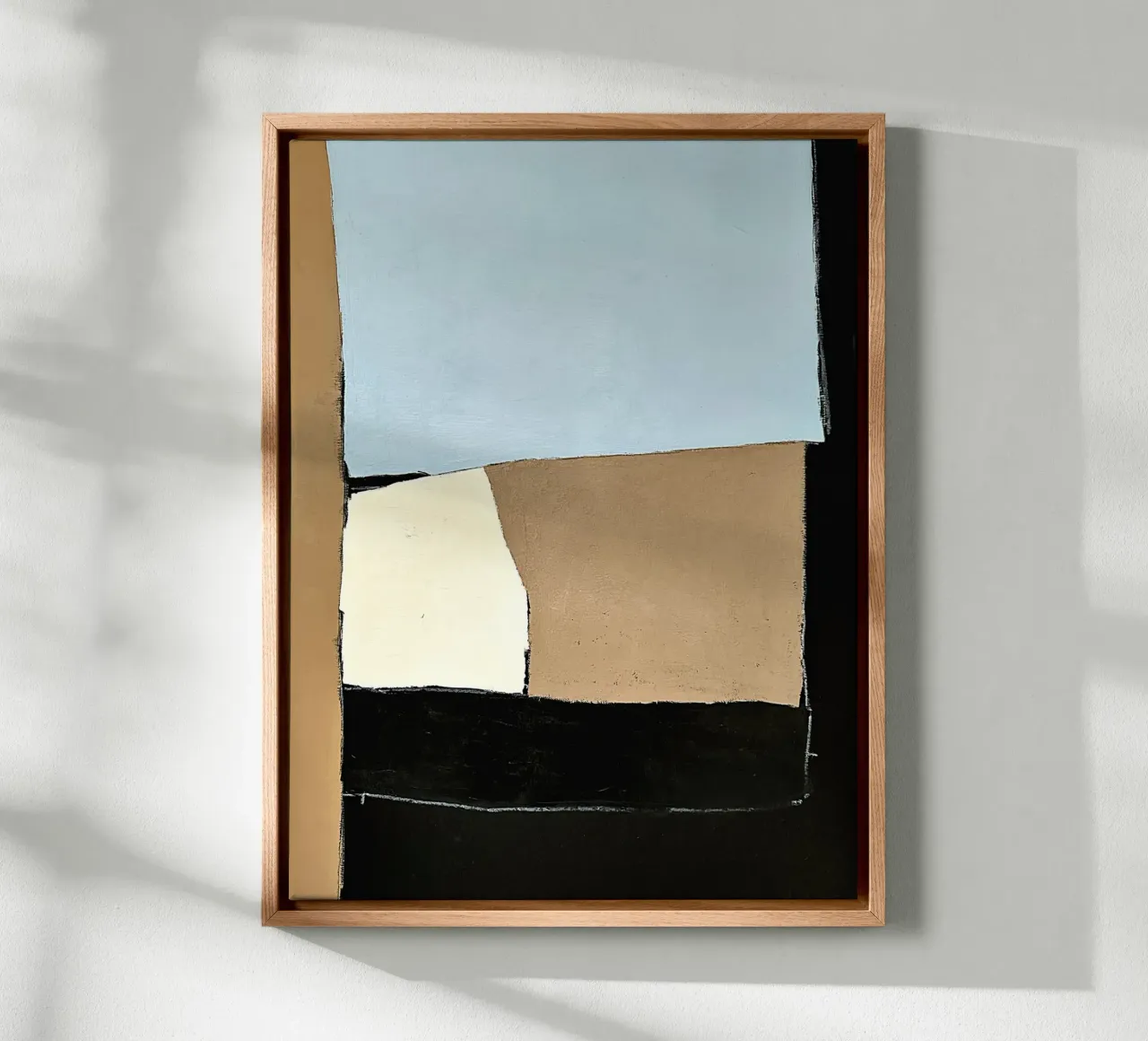 abstract modern NOIR no4 canvas by Andrea Reichhart Art