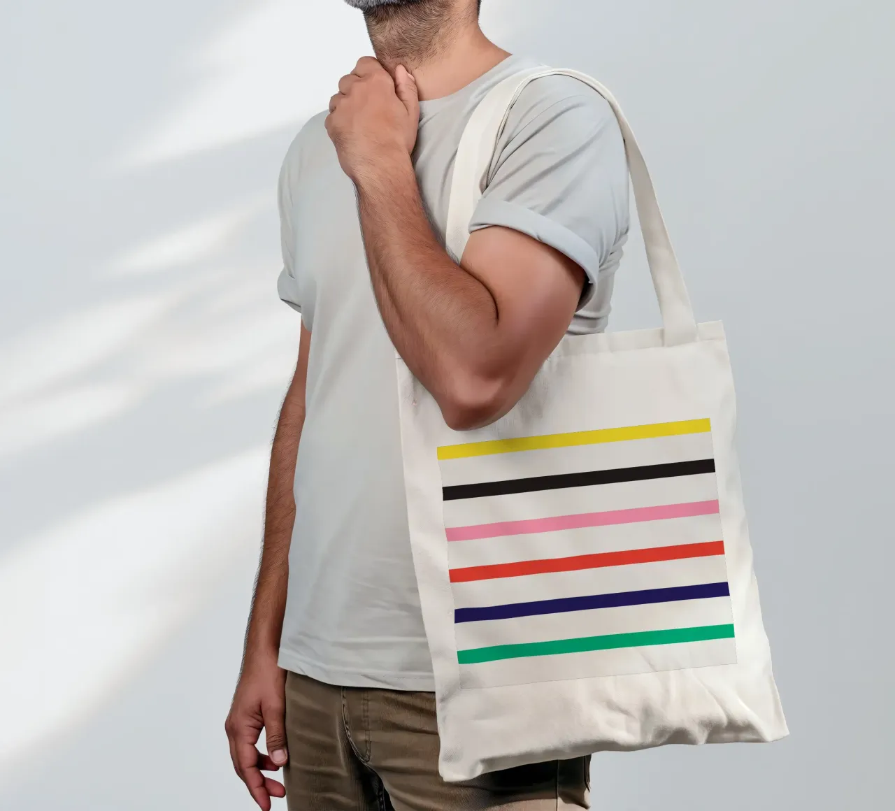 Color Lines tote bag de lovely lines