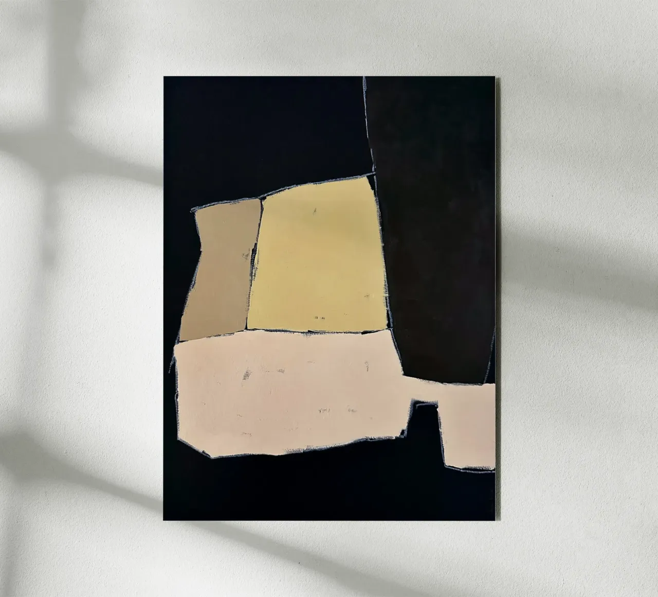 abstract modern NOIR no5 alluminio dibond da Andrea Reichhart Art