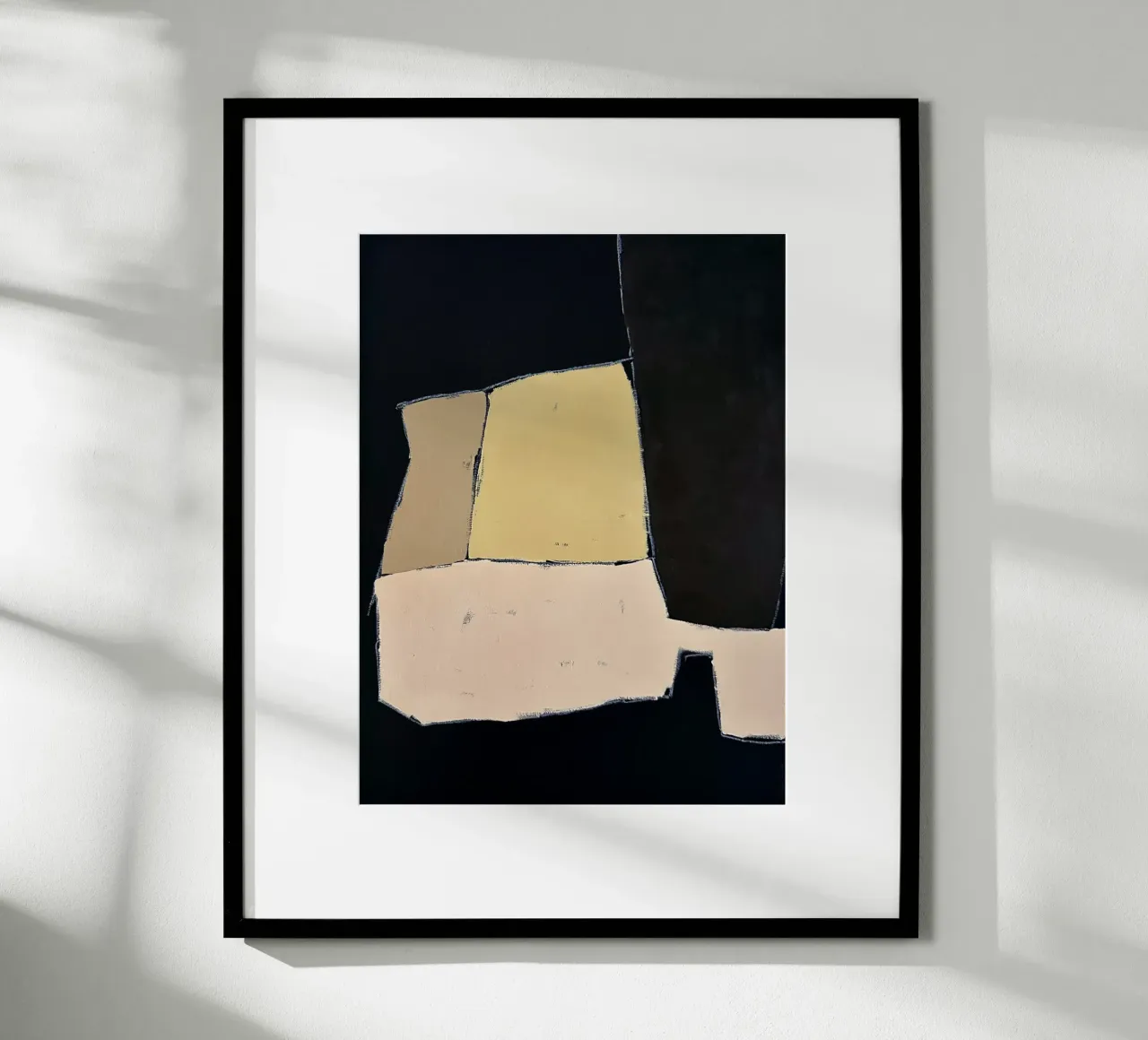 abstract modern NOIR no5 carta hahnemühle da Andrea Reichhart Art