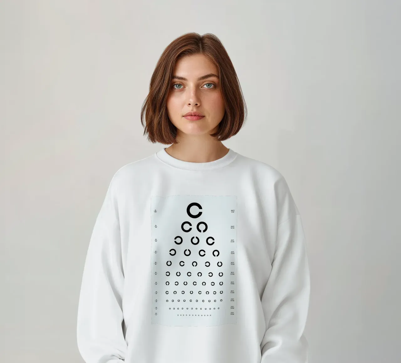 Eye Chart Japanese Design felpa da daylight design studio