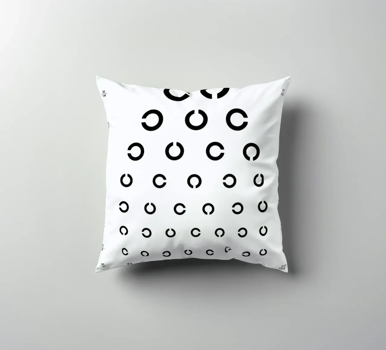 Eye Chart Japanese Design cuscino da daylight design studio