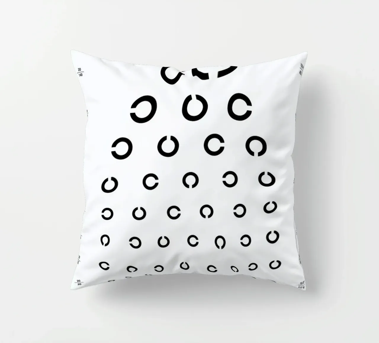 Eye Chart Japanese Design cuscino da daylight design studio