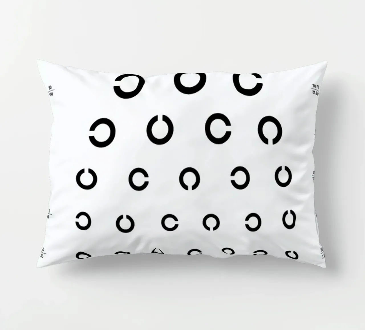Eye Chart Japanese Design cuscino da daylight design studio