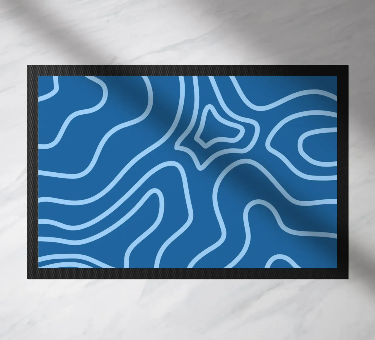 Linee minimaliste blu zerbino da MODERN NUANCE
