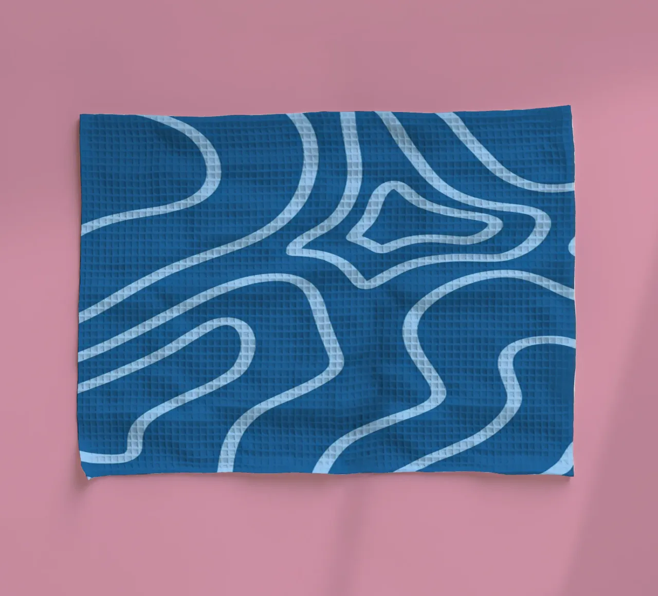 Linee minimaliste blu canovaccio da cucina da MODERN NUANCE