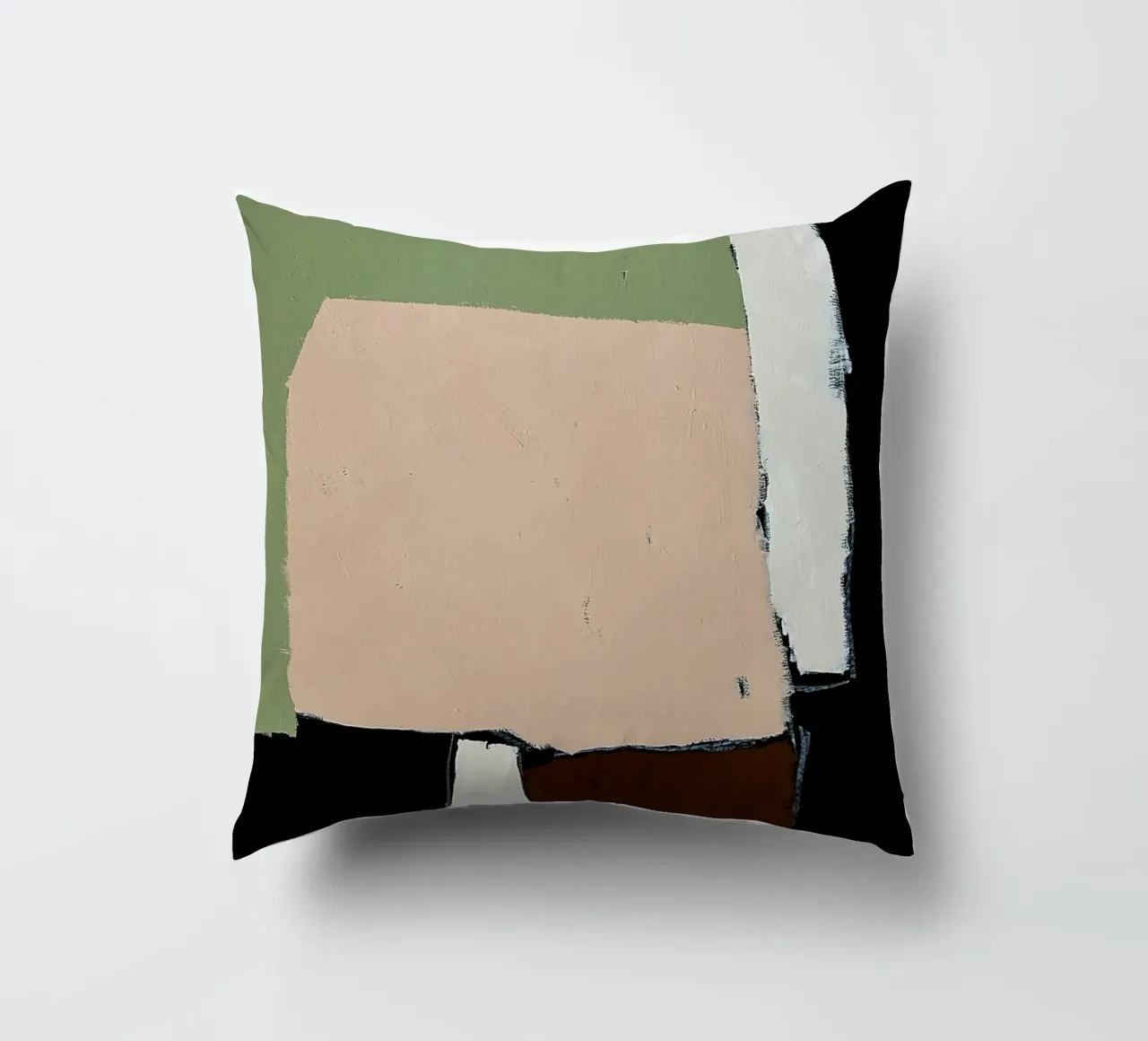 abstract modern NOIR no6 cuscino da Andrea Reichhart Art
