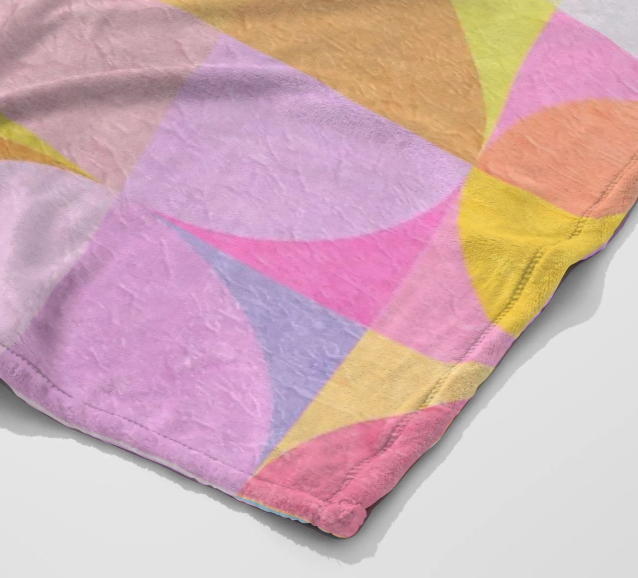 Abstract Circles coperta in pile da lovely lines
