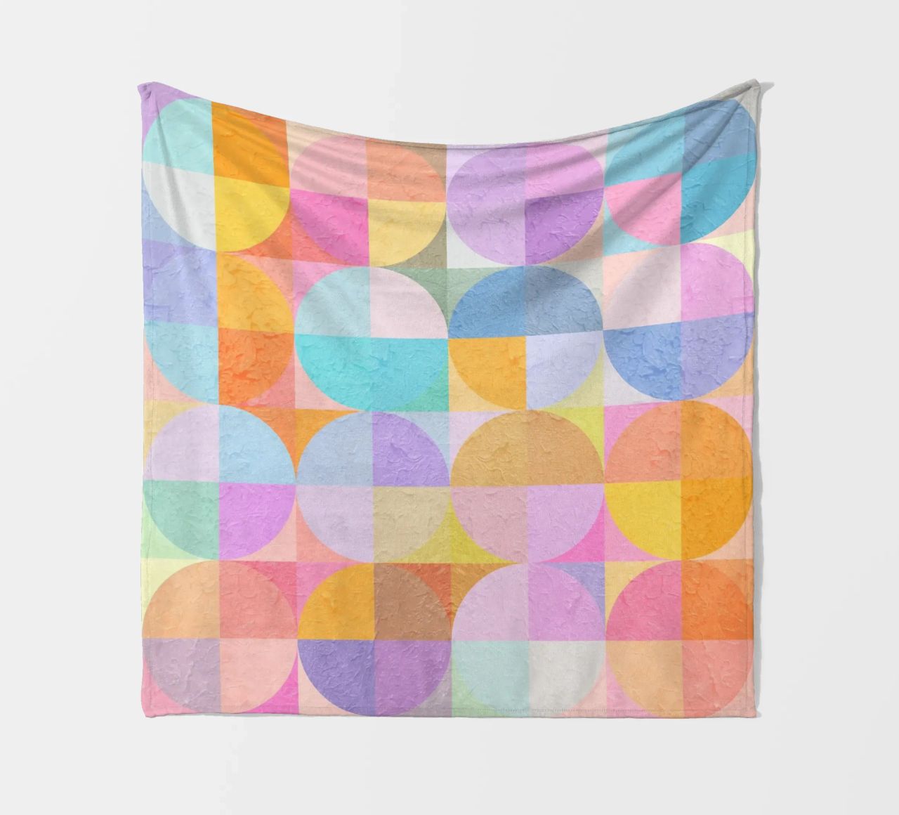 Abstract Circles coperta in pile da lovely lines