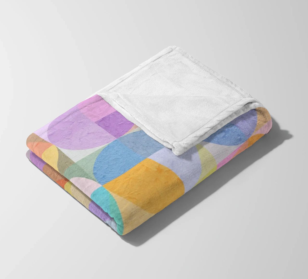 Abstract Circles coperta in pile da lovely lines