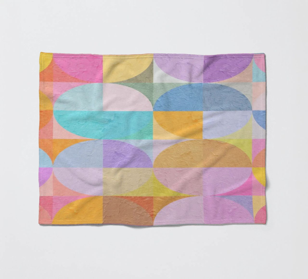 Abstract Circles coperta in pile da lovely lines