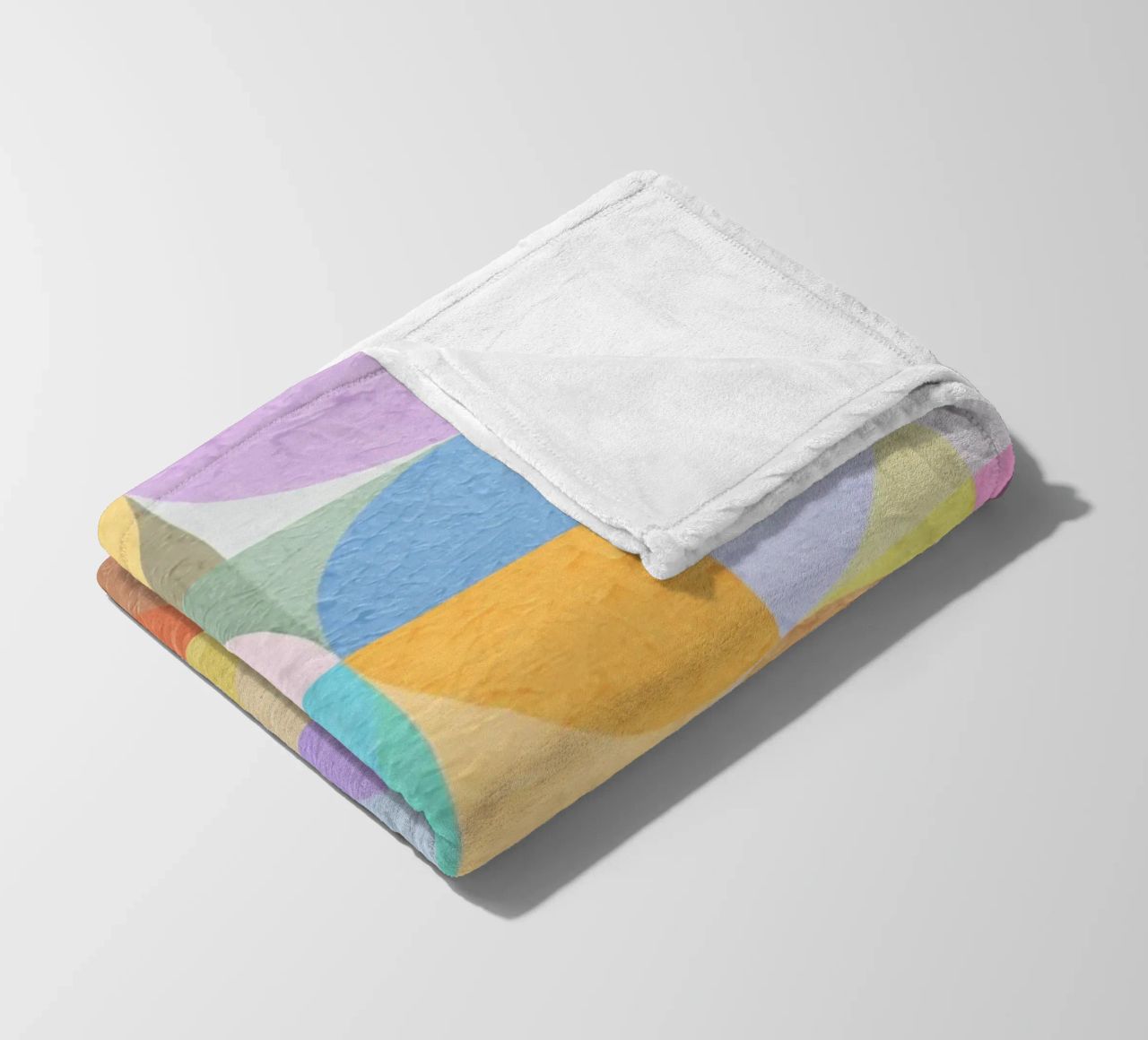 Abstract Circles coperta in pile da lovely lines