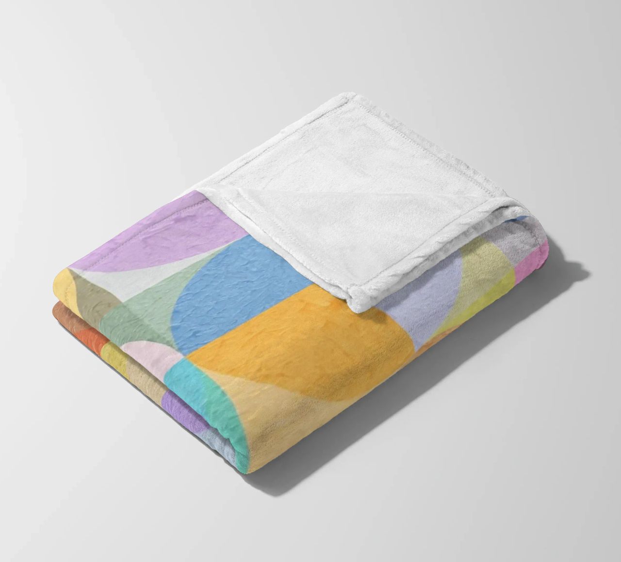 Abstract Circles coperta in pile da lovely lines